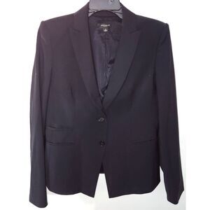 Ann Taylor Jacket Womens Size 6 Button Front Blazer Career Top Notched Collar